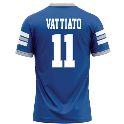 MTSU - NCAA Football : Nicholas Vattiato - Blue Football Jersey