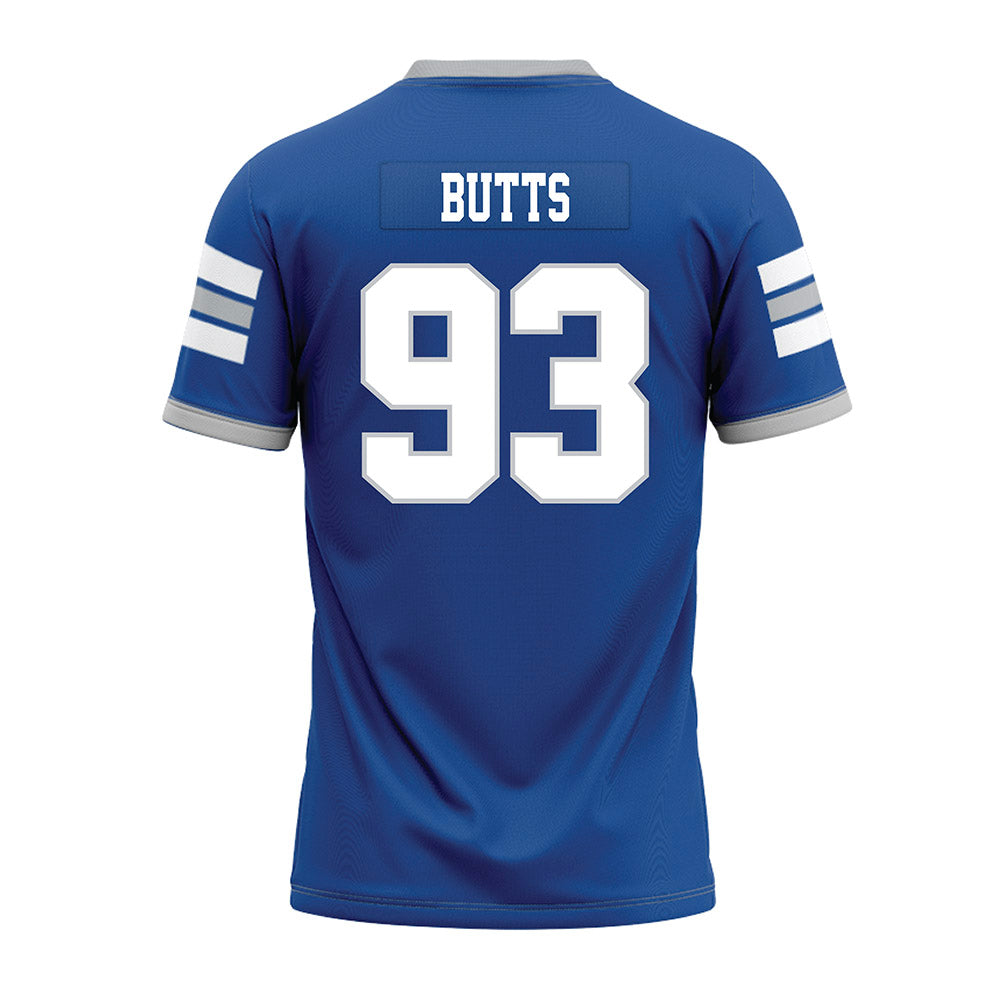 MTSU - NCAA Football : Aidan Butts - Blue Premium Football Jersey