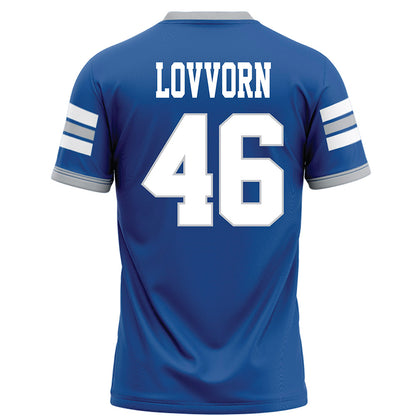 MTSU - NCAA Football : Sawyer Lovvorn - Blue Football Jersey