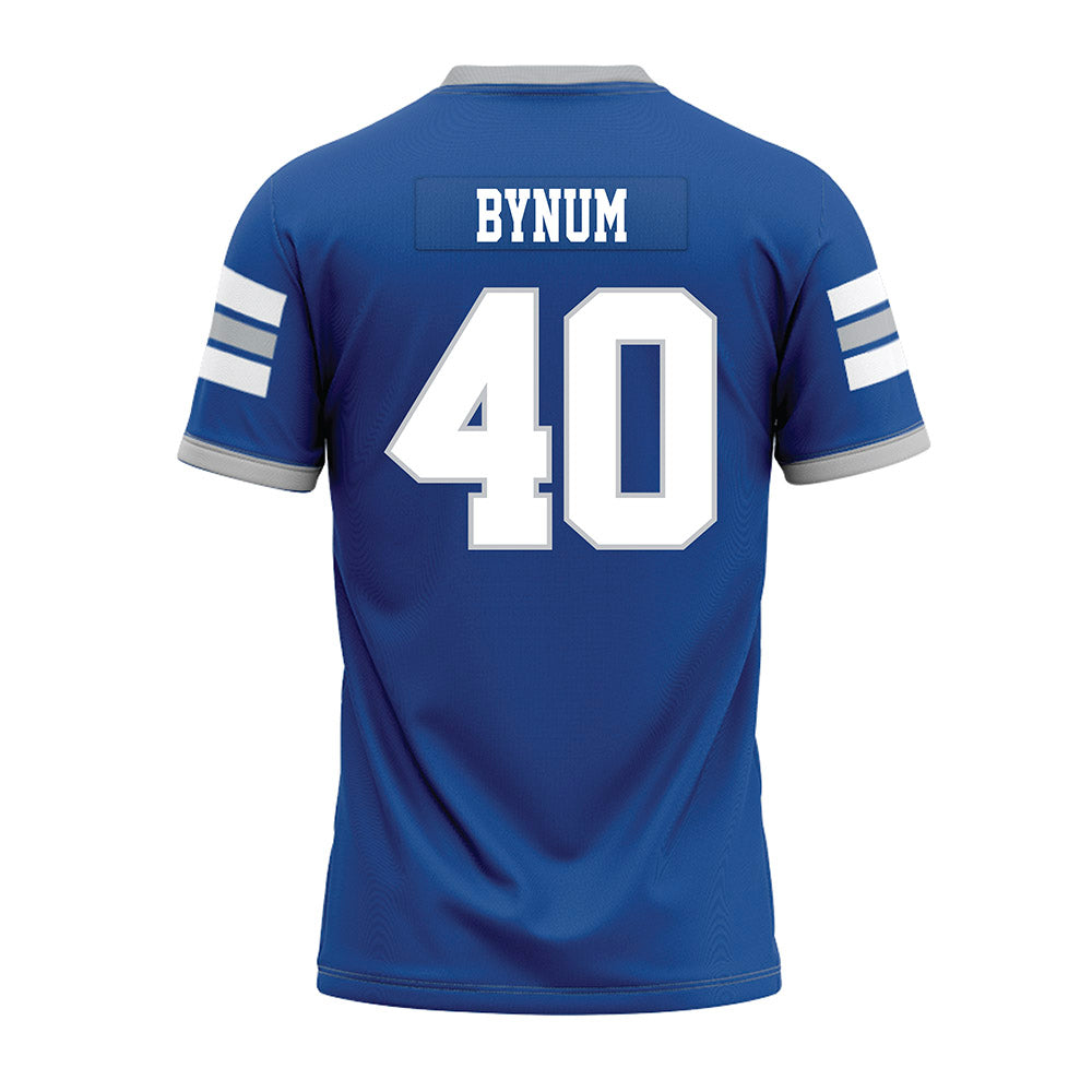 MTSU - NCAA Football : Anthony Bynum - Blue Premium Football Jersey