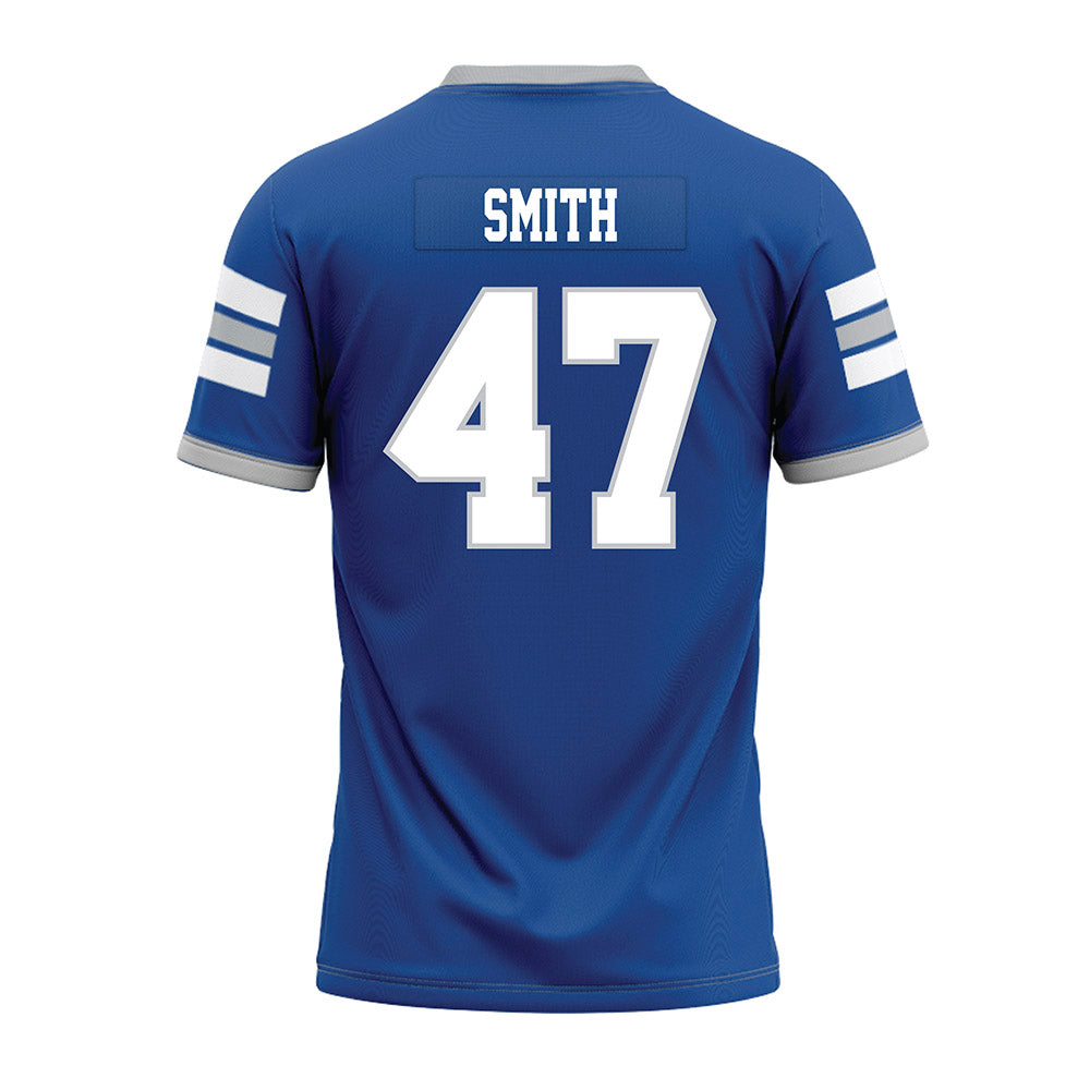 MTSU - NCAA Football : Chayce Smith - Blue Premium Football Jersey-1