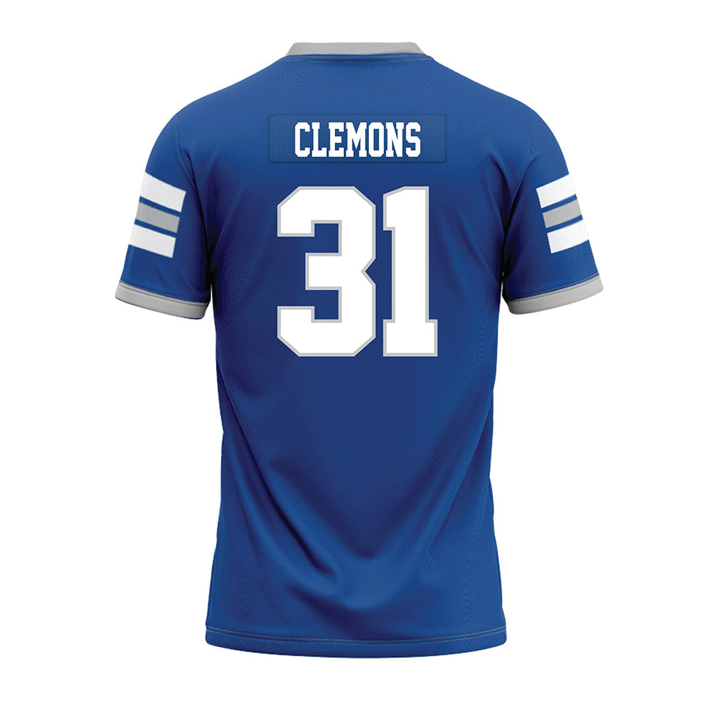 MTSU - NCAA Football : Austin Clemons - Blue Premium Football Jersey