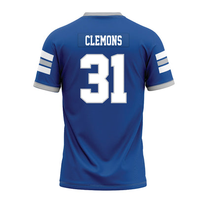 MTSU - NCAA Football : Austin Clemons - Blue Premium Football Jersey