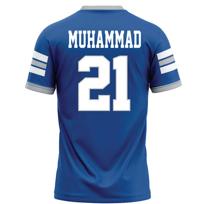 MTSU - NCAA Football : Abdul Muhammad - Blue Football Jersey