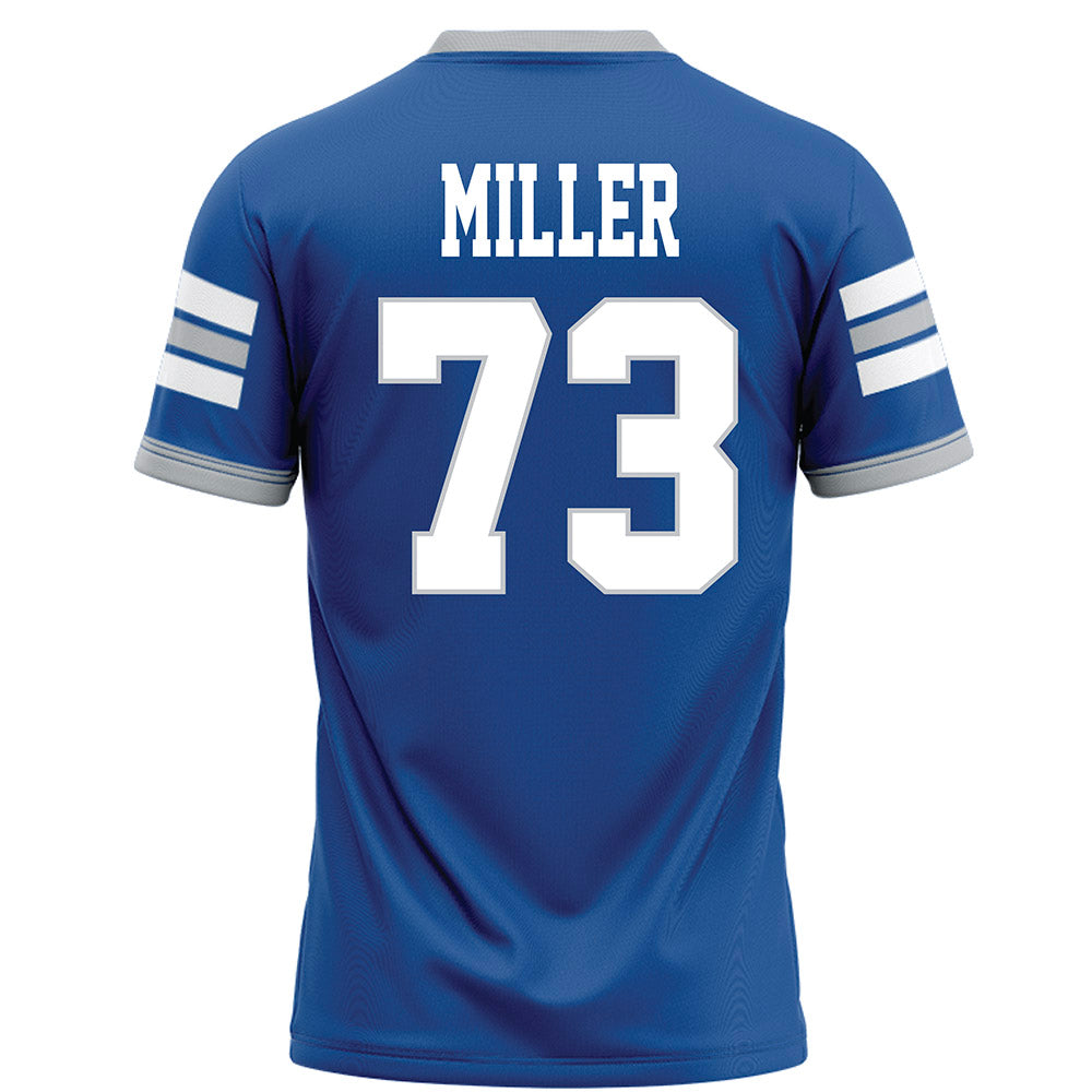 MTSU - NCAA Football : Marcus Miller - Blue Football Jersey