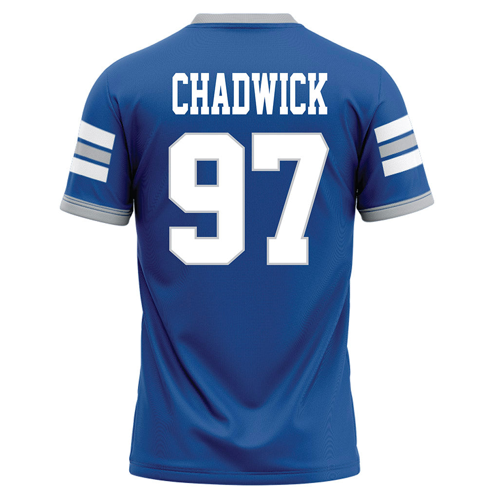 MTSU - NCAA Football : Grant Chadwick - Blue Football Jersey