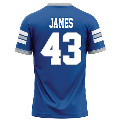 MTSU - NCAA Football : Markel James - Blue Football Jersey