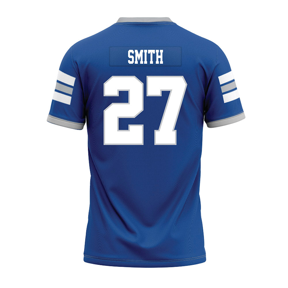 MTSU - NCAA Football : Rickey Smith - Blue Premium Football Jersey