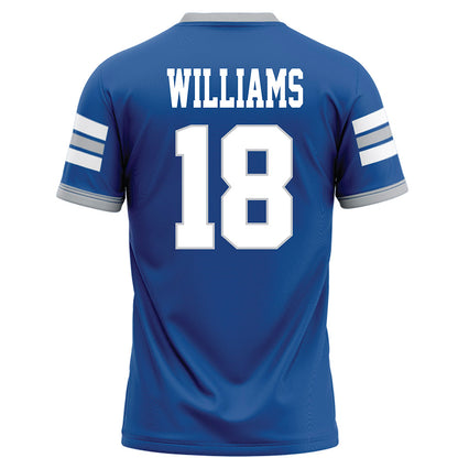 MTSU - NCAA Football : Xavier Williams - Blue Football Jersey