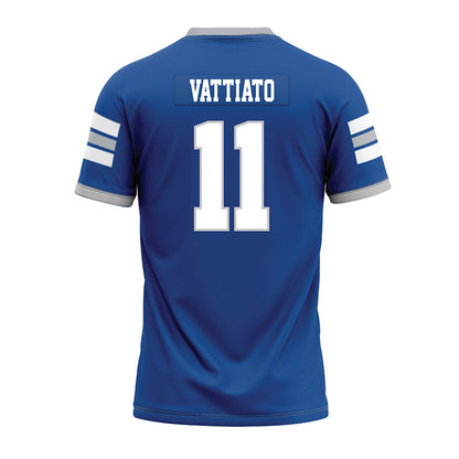 MTSU - NCAA Football : Nicholas Vattiato - Blue Premium Football Jersey