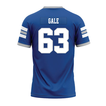 MTSU - NCAA Football : Alexander Gale - Blue Premium Football Jersey