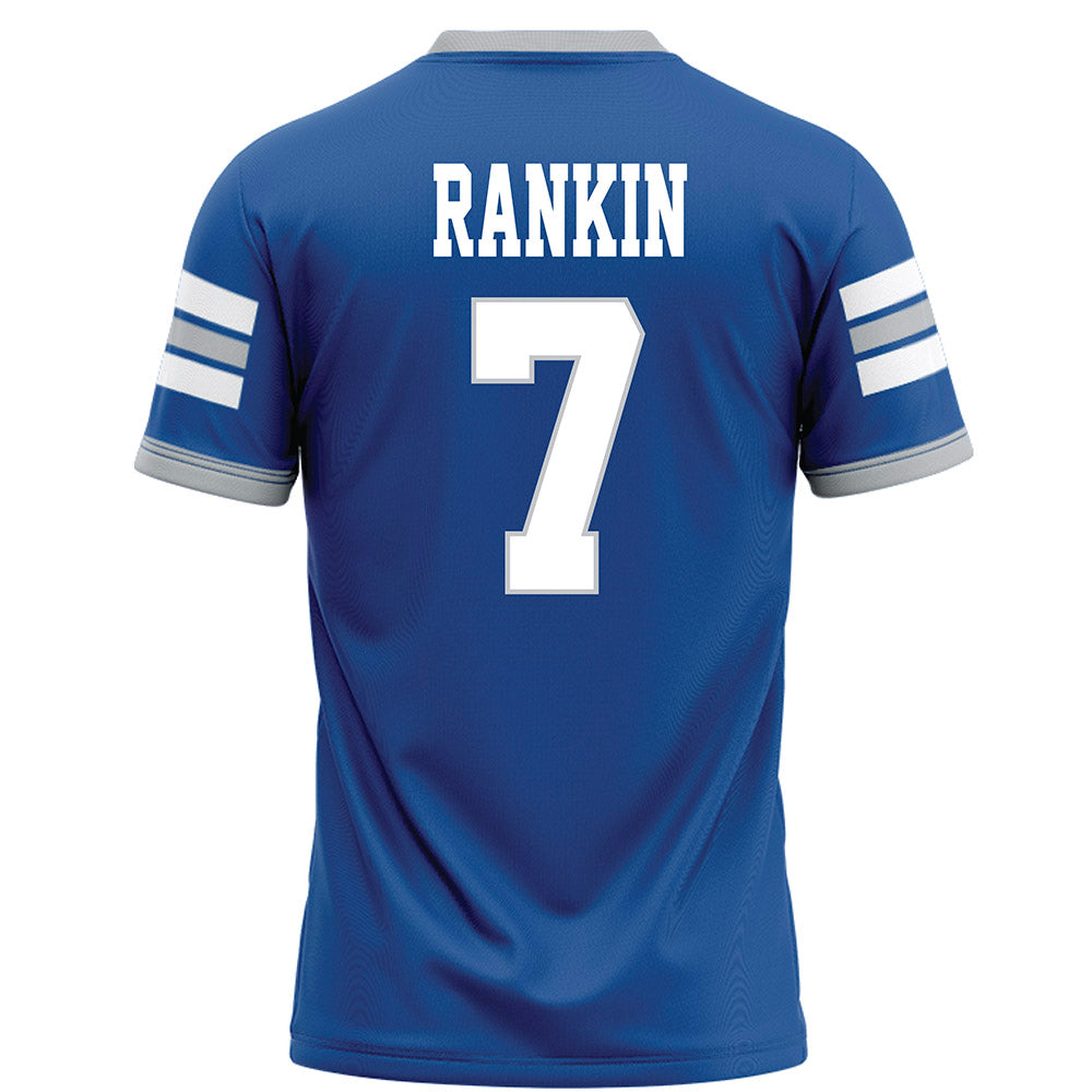 MTSU - NCAA Football : Zeke Rankin - Blue Football Jersey