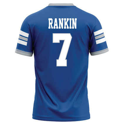 MTSU - NCAA Football : Zeke Rankin - Blue Football Jersey