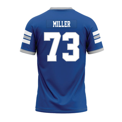 MTSU - NCAA Football : Marcus Miller - Blue Premium Football Jersey