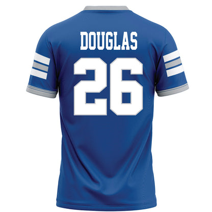 MTSU - NCAA Football : Jared Douglas - Blue Football Jersey
