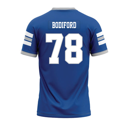 MTSU - NCAA Football : Jshun Bodiford - Blue Premium Football Jersey