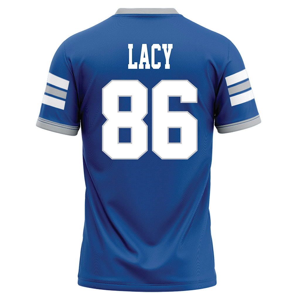 MTSU - NCAA Football : Cam Lacy - Blue Football Jersey