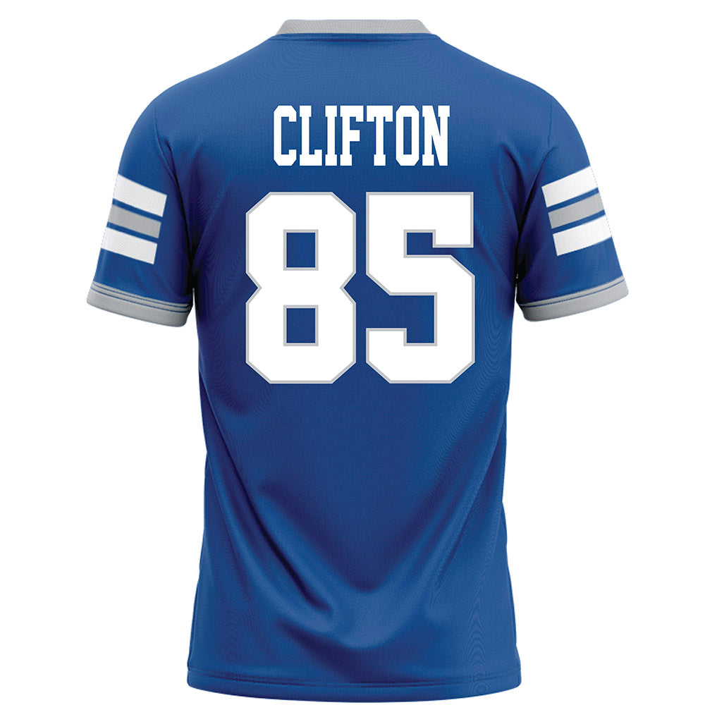 MTSU - NCAA Football : Neo Clifton - Blue Football Jersey-1