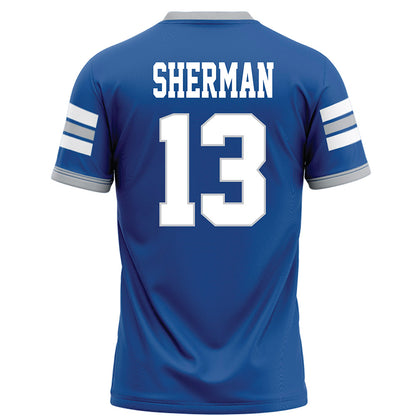 MTSU - NCAA Football : Javonte Sherman - Blue Football Jersey