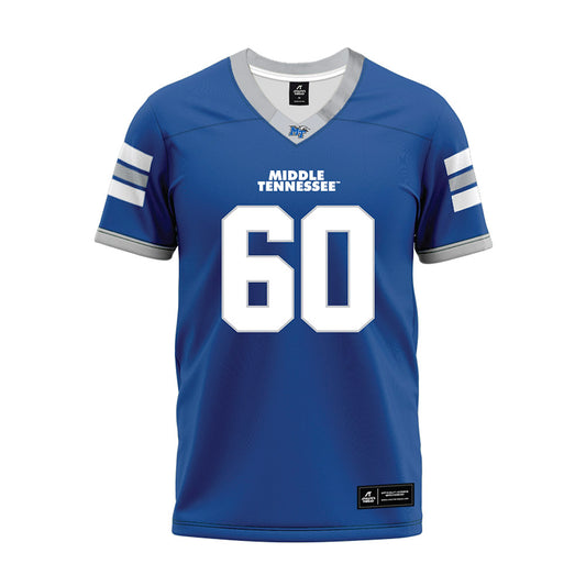 MTSU - NCAA Football : Derrick Keith - Blue Premium Football Jersey