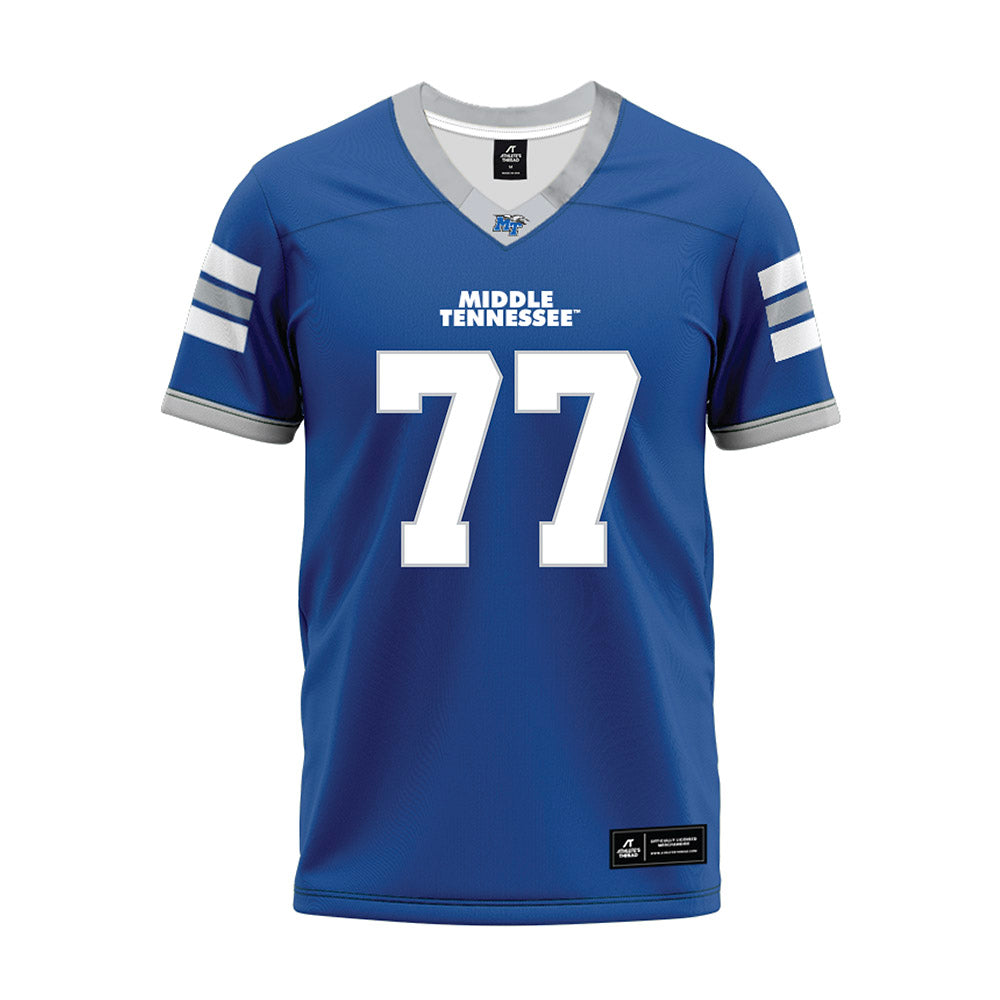 MTSU - NCAA Football : jaylen robinson - Blue Premium Football Jersey