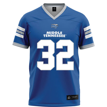 MTSU - NCAA Football : Jekail Middlebrook - Blue Football Jersey