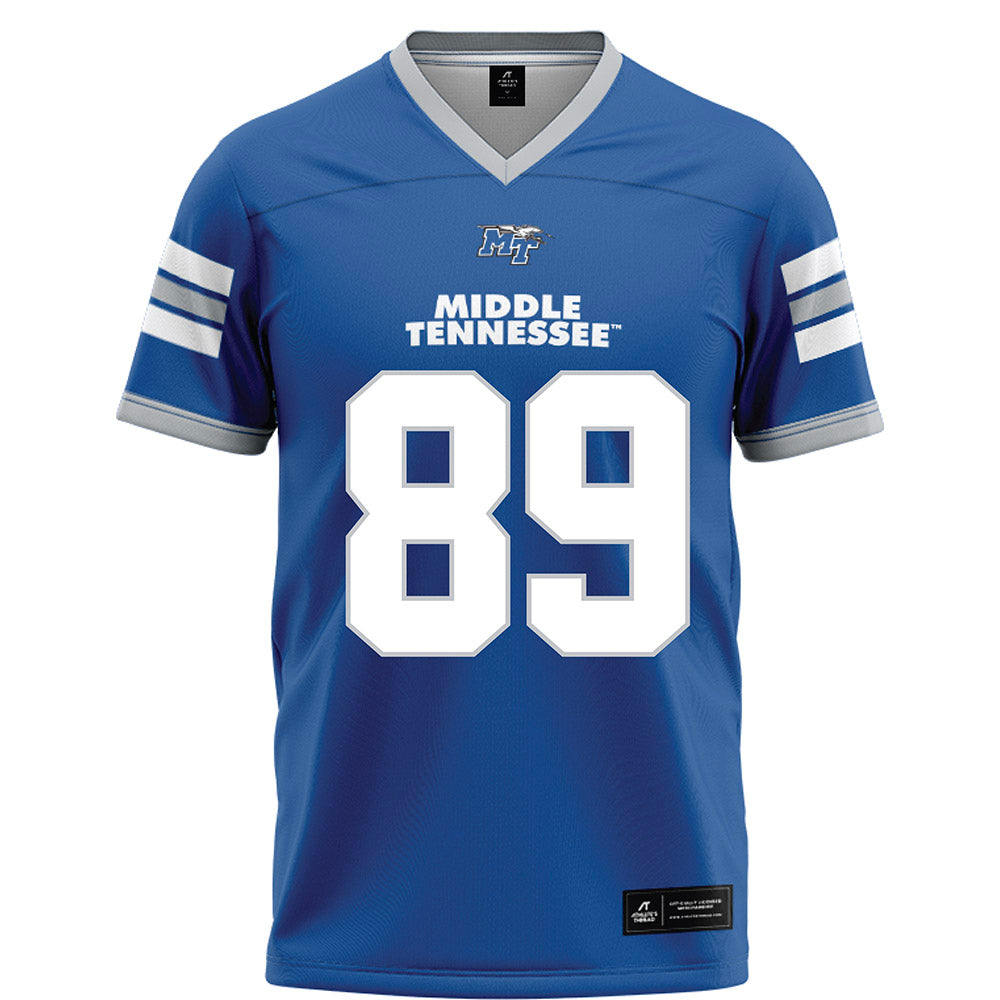 MTSU - NCAA Football : Darnell Malpress - Blue Football Jersey-0
