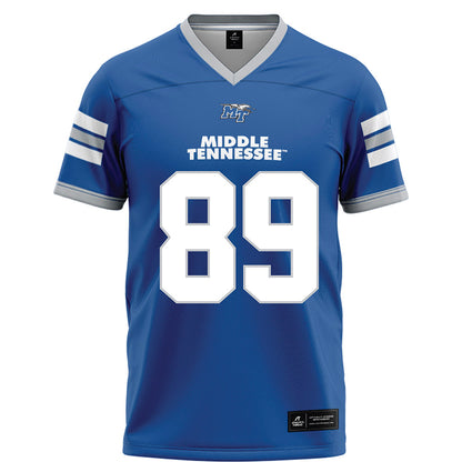 MTSU - NCAA Football : Brandon Buckner - Blue Football Jersey