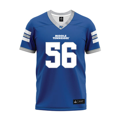 MTSU - NCAA Football : Jayson Lowe - Blue Premium Football Jersey