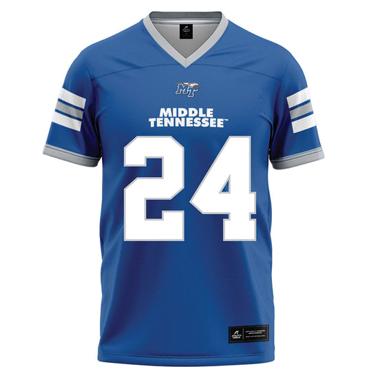 MTSU - NCAA Football : Trevon Ferrell - Blue Football Jersey