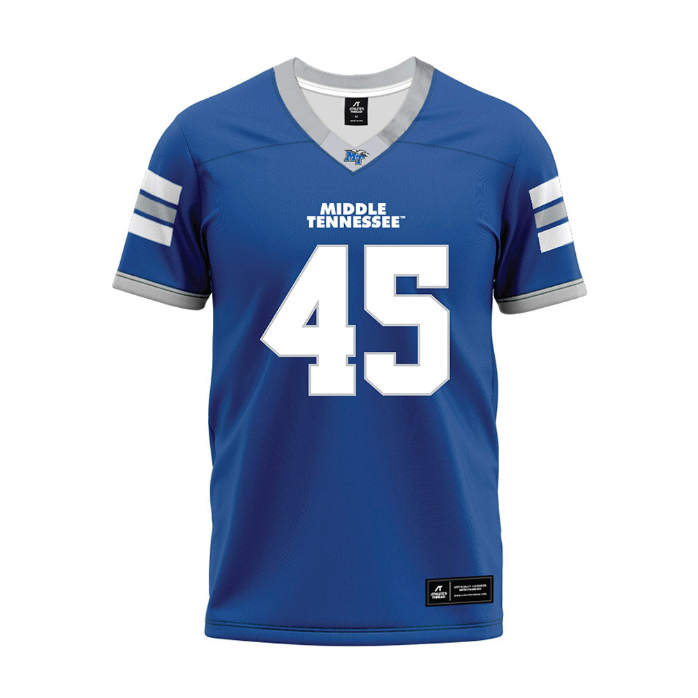 MTSU - NCAA Football : Ja'Darious Morris - Blue Premium Football Jersey