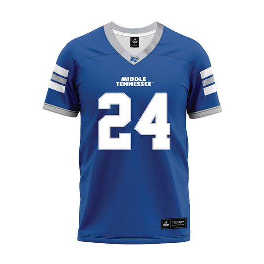 MTSU - NCAA Football : Trevon Ferrell - Blue Premium Football Jersey