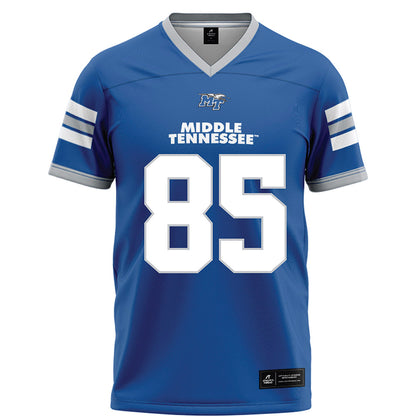 MTSU - NCAA Football : Brody Benke - Blue Football Jersey