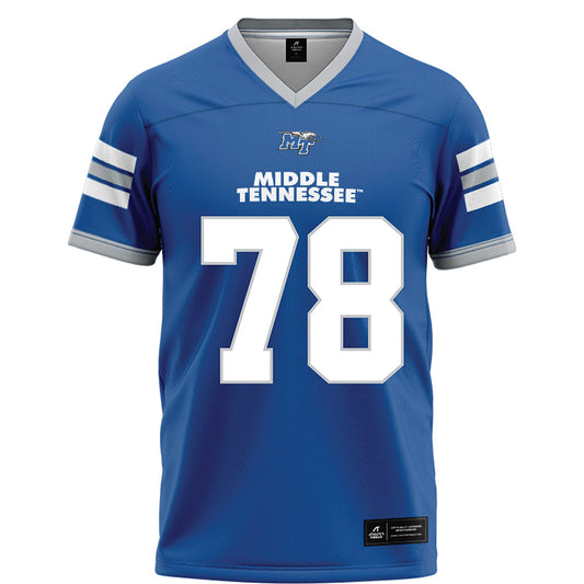 MTSU - NCAA Football : Jshun Bodiford - Blue Football Jersey