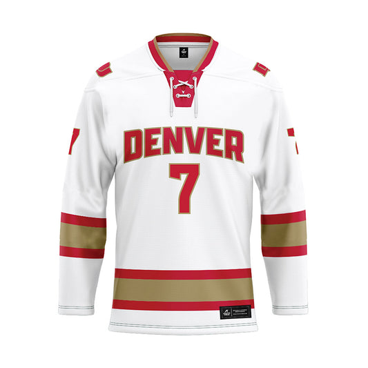 DU - NCAA Men's Ice Hockey : Aidan Thompson - Hockey Jersey