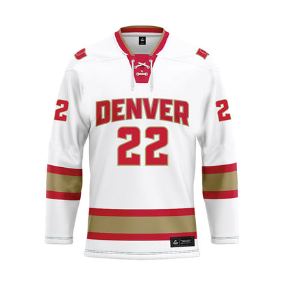 DU - NCAA Men's Ice Hockey : Connor Caponi - Hockey Jersey