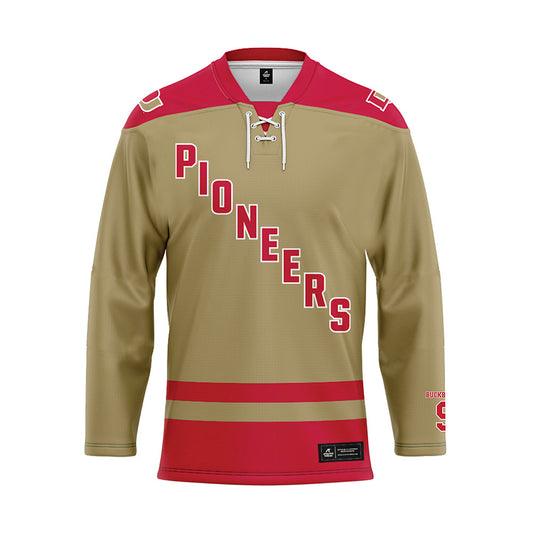 DU - NCAA Men's Ice Hockey : Boston Buckberger - Fashion Jersey Hockey Jersey-0