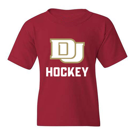 DU - NCAA Men's Ice Hockey : Boston Buckberger - Classic Fashion Shersey Youth T-Shirt-0
