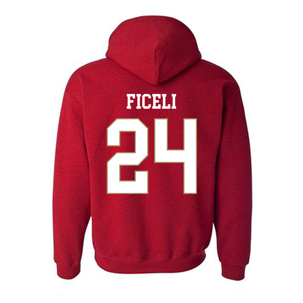 DU - NCAA Men's Lacrosse : Luke Ficeli - Classic Shersey Hooded Sweatshirt-1