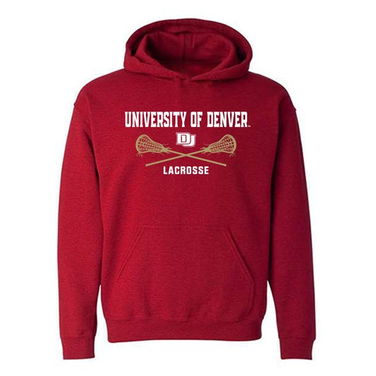 DU - NCAA Men's Lacrosse : Trey Digby - Sports Shersey Hooded Sweatshirt-0