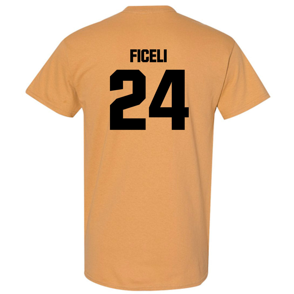 DU - NCAA Men's Lacrosse : Luke Ficeli - Sports Shersey T-Shirt-1