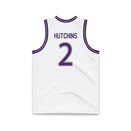 Northern Iowa - NCAA Men's Basketball : Geon Hutchins - White Basketball Jersey-1