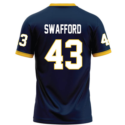 Murray State - NCAA Football : Alex Swafford - Navy Football Jersey-1