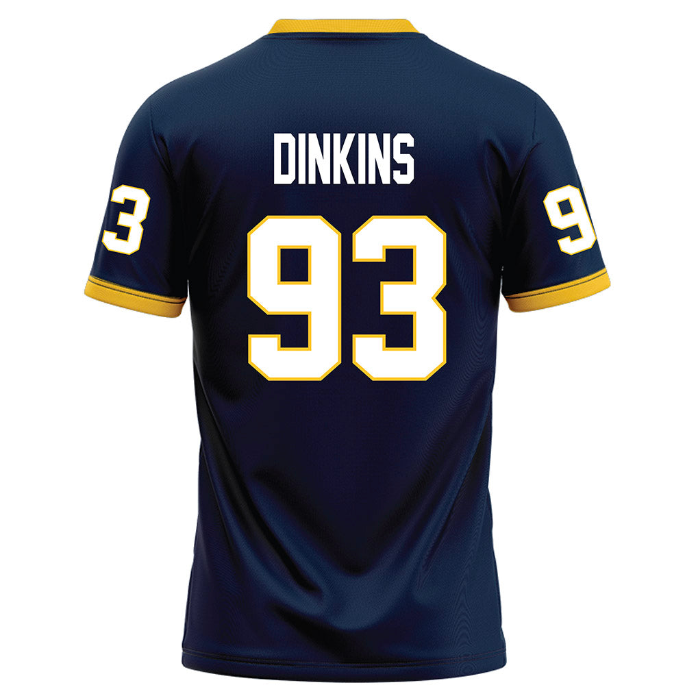 Murray State - NCAA Football : Vincent Dinkins - 100th Year Navy Football Jersey