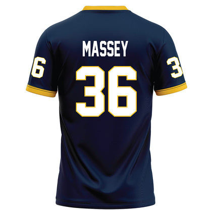Murray State - NCAA Football : Jack Massey - Navy Football Jersey-1