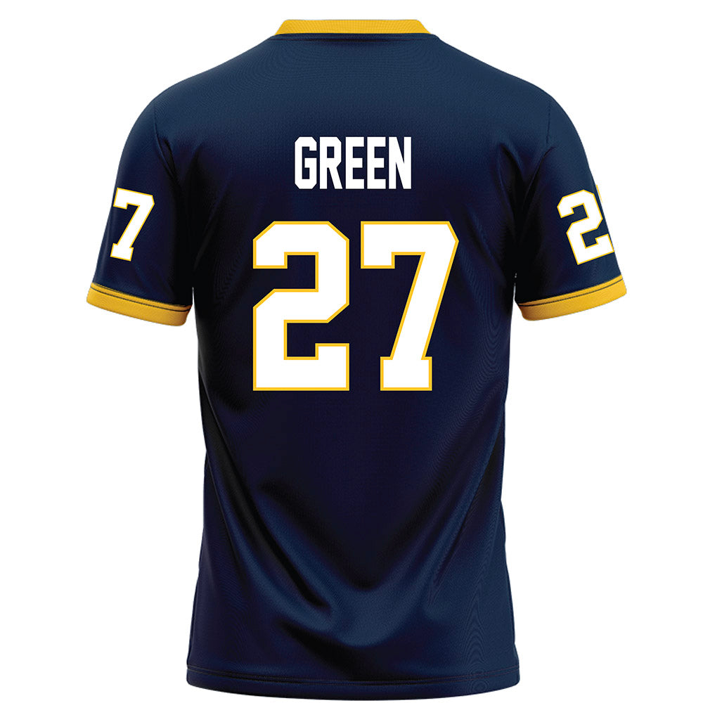 Murray State - NCAA Football : Tomorris Green - Navy Football Jersey-1