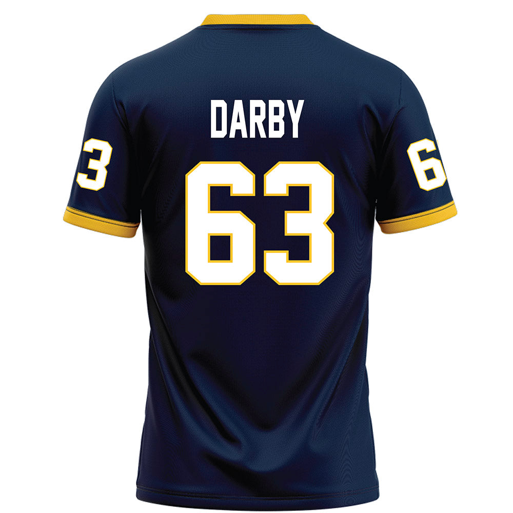 Murray State - NCAA Football : Jacob Darby - Navy Football Jersey-1