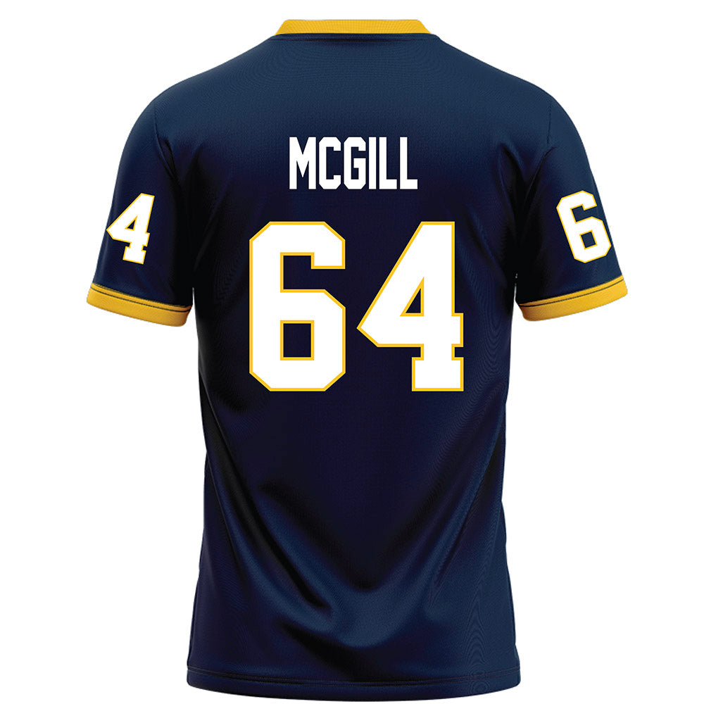 Murray State - NCAA Football : Kenneth McGill - Navy Football Jersey-1