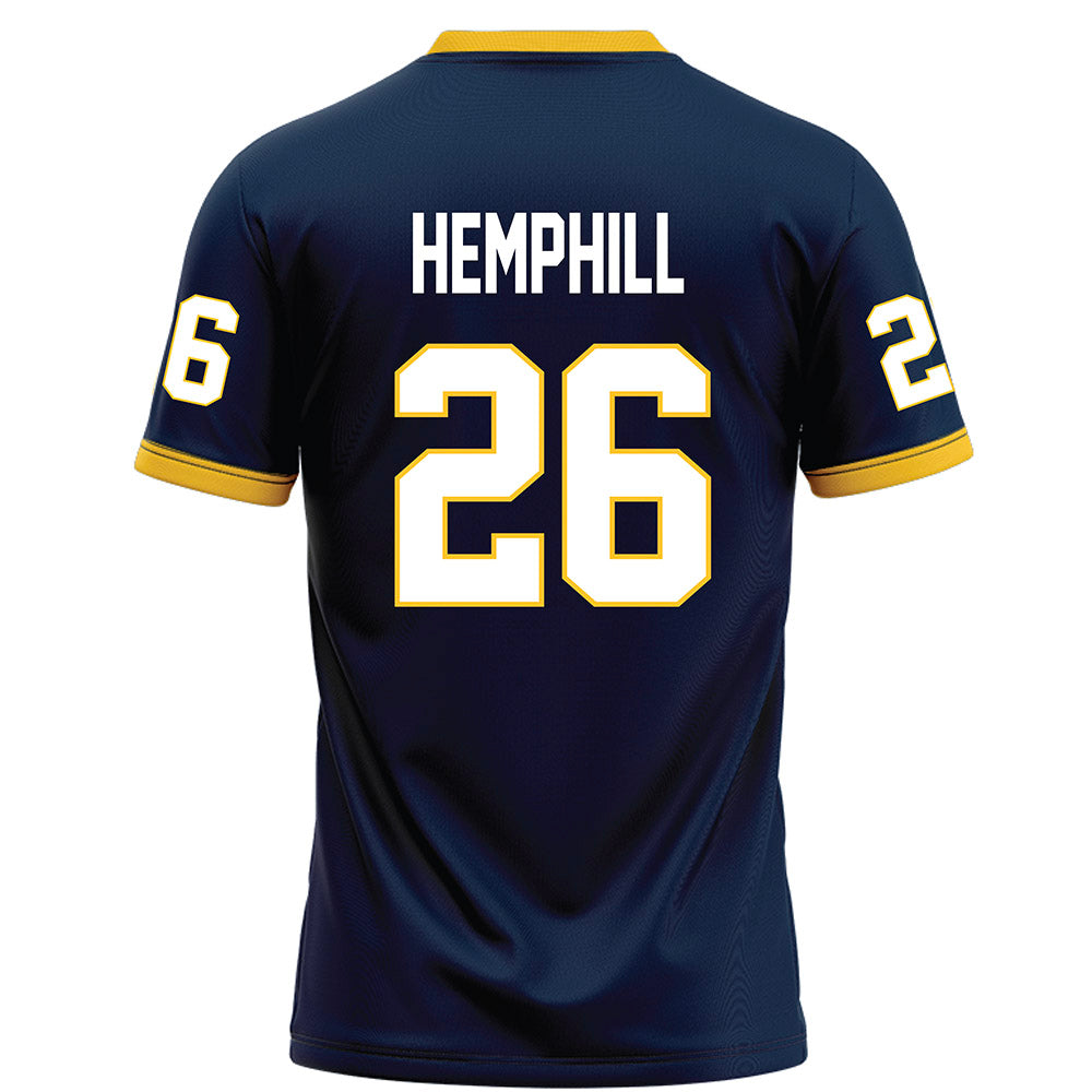 Murray State - NCAA Football : Rett Hemphill - Navy Football Jersey-1