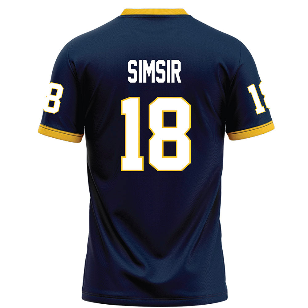 Murray State - NCAA Football : Huseyin Simsir - Navy Football Jersey-1